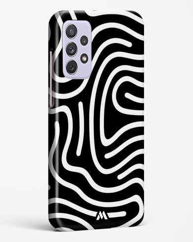 Monochrome Maze Hard Case Phone Cover-(Samsung)