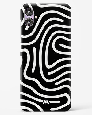 Monochrome Maze Hard Case Phone Cover-(Samsung)