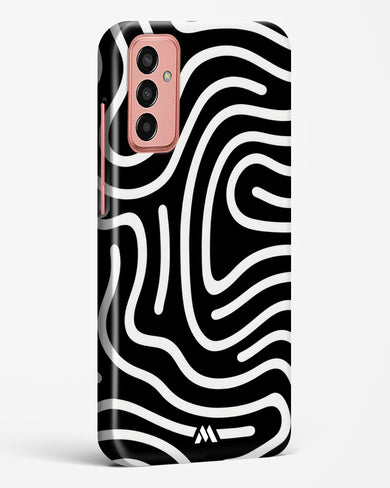 Monochrome Maze Hard Case Phone Cover-(Samsung)