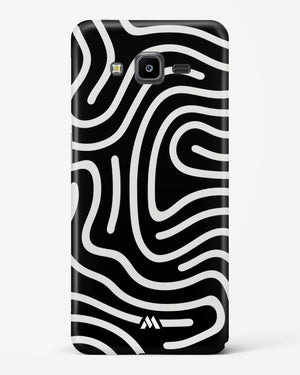 Monochrome Maze Hard Case Phone Cover-(Samsung)