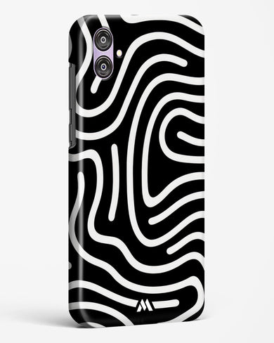 Monochrome Maze Hard Case Phone Cover-(Samsung)