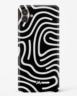 Monochrome Maze Hard Case Phone Cover-(Samsung)