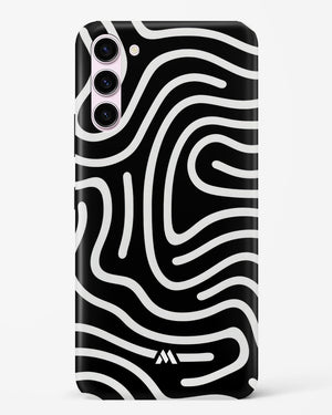 Monochrome Maze Hard Case Phone Cover-(Samsung)