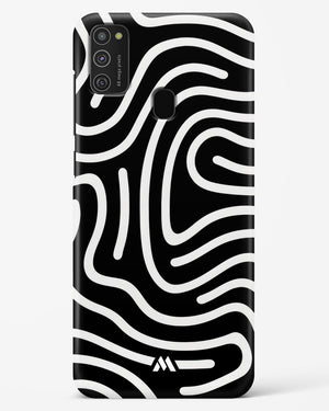 Monochrome Maze Hard Case Phone Cover-(Samsung)