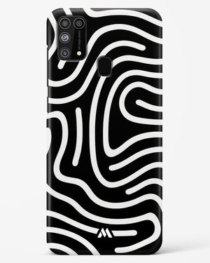 Monochrome Maze Hard Case Phone Cover-(Samsung)