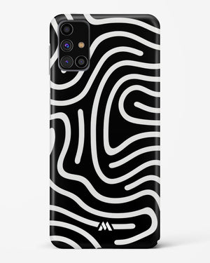 Monochrome Maze Hard Case Phone Cover-(Samsung)