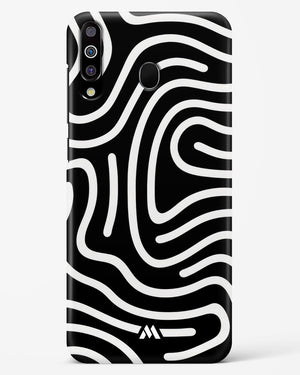 Monochrome Maze Hard Case Phone Cover-(Samsung)