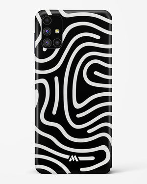 Monochrome Maze Hard Case Phone Cover-(Samsung)