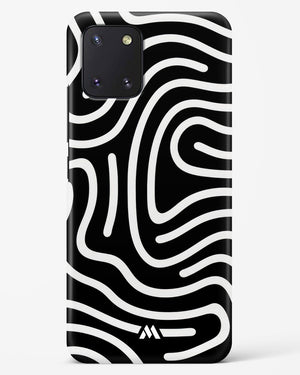 Monochrome Maze Hard Case Phone Cover-(Samsung)