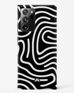 Monochrome Maze Hard Case Phone Cover-(Samsung)