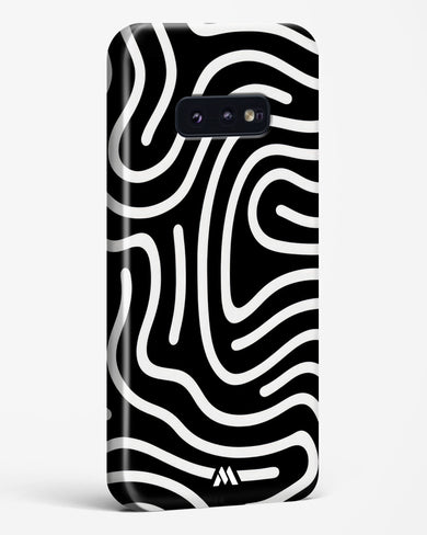 Monochrome Maze Hard Case Phone Cover (Samsung)