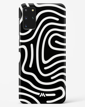 Monochrome Maze Hard Case Phone Cover-(Samsung)