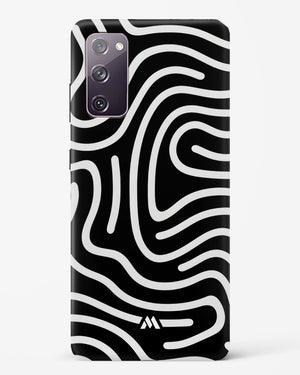 Monochrome Maze Hard Case Phone Cover-(Samsung)