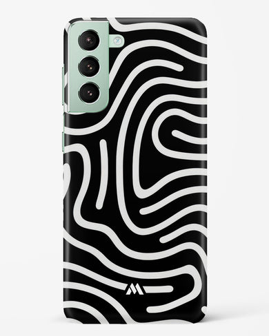 Monochrome Maze Hard Case Phone Cover-(Samsung)