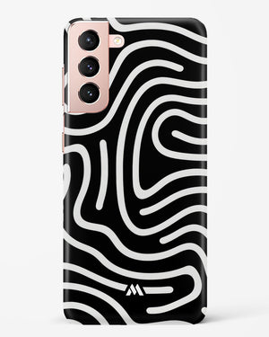 Monochrome Maze Hard Case Phone Cover (Samsung)