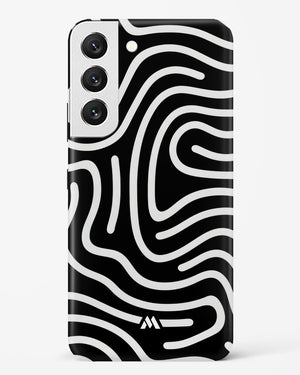 Monochrome Maze Hard Case Phone Cover-(Samsung)