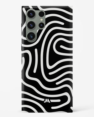 Monochrome Maze Hard Case Phone Cover (Samsung)