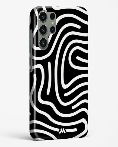 Monochrome Maze Hard Case Phone Cover (Samsung)