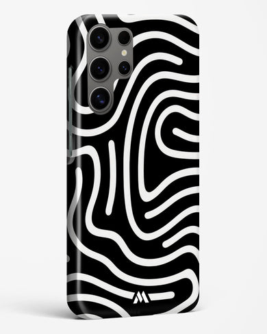 Monochrome Maze Hard Case Phone Cover (Samsung)