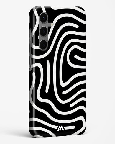 Monochrome Maze Hard Case Phone Cover (Samsung)
