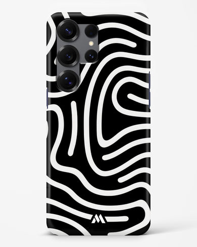 Monochrome Maze Hard Case Phone Cover (Samsung)