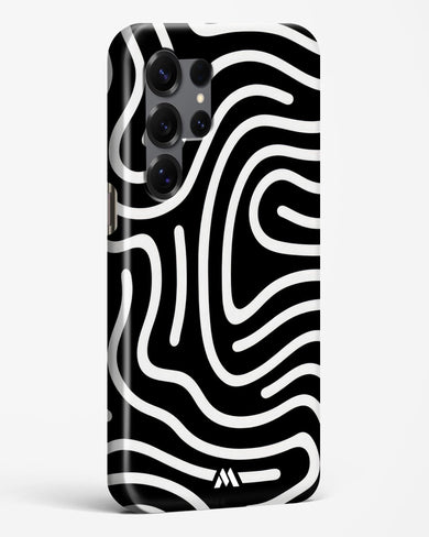 Monochrome Maze Hard Case Phone Cover (Samsung)