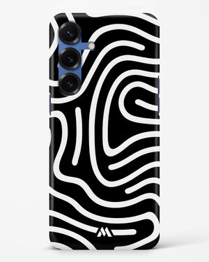 Monochrome Maze Hard Case Phone Cover (Samsung)