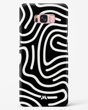 Monochrome Maze Hard Case Phone Cover-(Samsung)