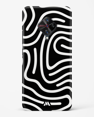 Monochrome Maze Hard Case Phone Cover-(Vivo)