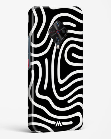 Monochrome Maze Hard Case Phone Cover-(Vivo)