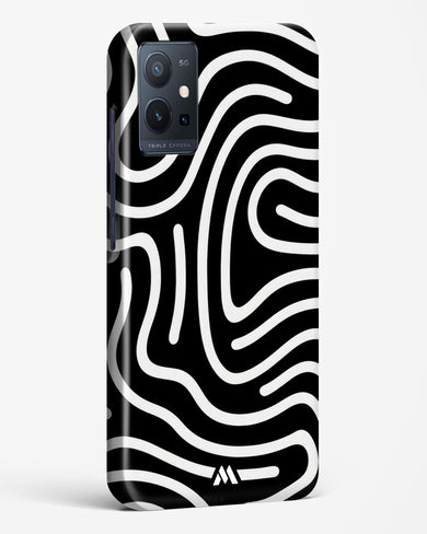 Monochrome Maze Hard Case Phone Cover (Vivo)