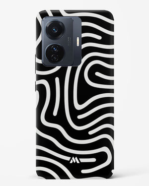 Monochrome Maze Hard Case Phone Cover (Vivo)