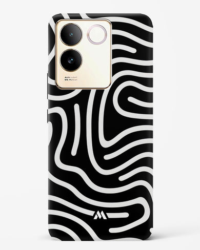 Monochrome Maze Hard Case Phone Cover-(Vivo)