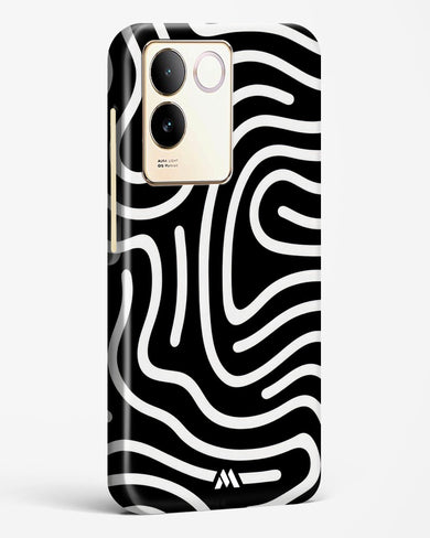 Monochrome Maze Hard Case Phone Cover-(Vivo)