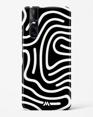 Monochrome Maze Hard Case Phone Cover (Vivo)