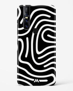 Monochrome Maze Hard Case Phone Cover-(Vivo)