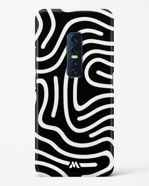 Monochrome Maze Hard Case Phone Cover-(Vivo)