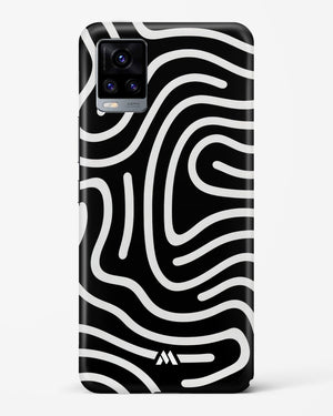 Monochrome Maze Hard Case Phone Cover-(Vivo)