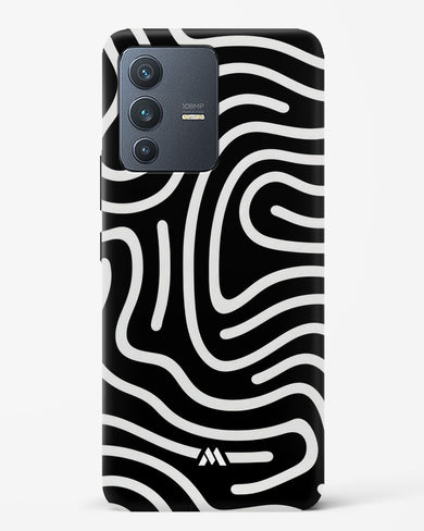 Monochrome Maze Hard Case Phone Cover-(Vivo)