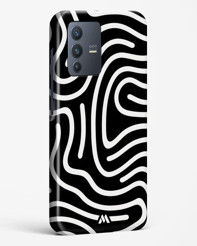 Monochrome Maze Hard Case Phone Cover-(Vivo)