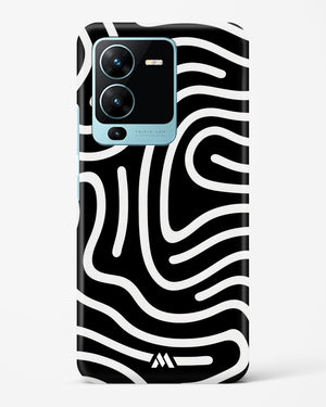 Monochrome Maze Hard Case Phone Cover-(Vivo)