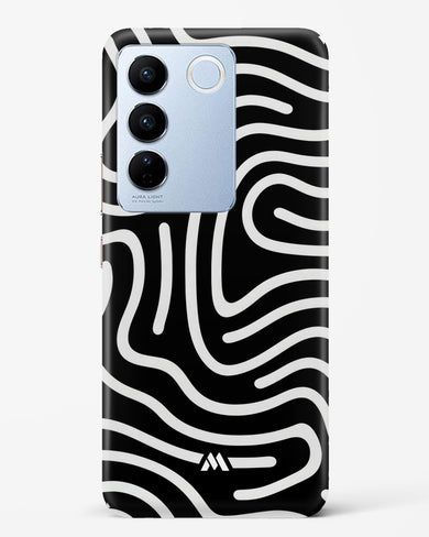 Monochrome Maze Hard Case Phone Cover (Vivo)