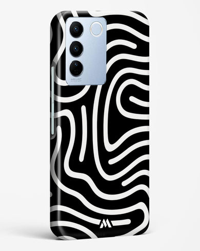 Monochrome Maze Hard Case Phone Cover (Vivo)