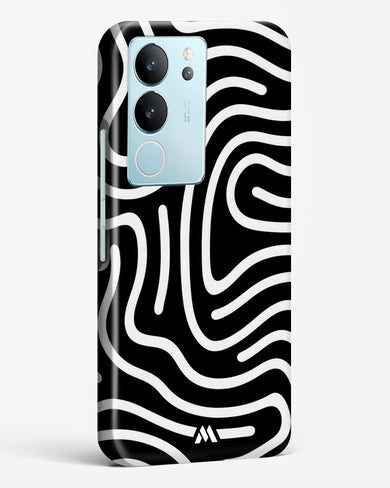Monochrome Maze Hard Case Phone Cover (Vivo)