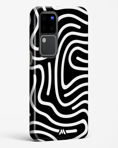 Monochrome Maze Hard Case Phone Cover (Vivo)