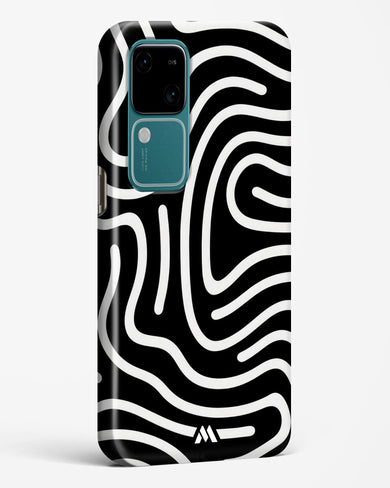 Monochrome Maze Hard Case Phone Cover (Vivo)