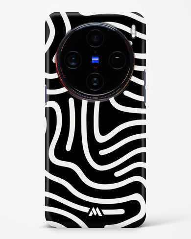 Monochrome Maze Hard Case Phone Cover (Vivo)