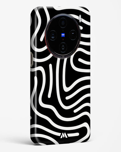 Monochrome Maze Hard Case Phone Cover (Vivo)