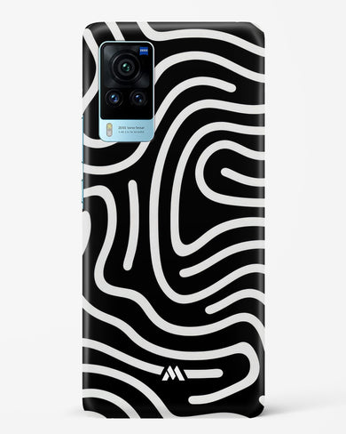 Monochrome Maze Hard Case Phone Cover (Vivo)