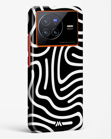Monochrome Maze Hard Case Phone Cover (Vivo)